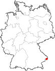 Karte Hauzenberg, Niederbayern